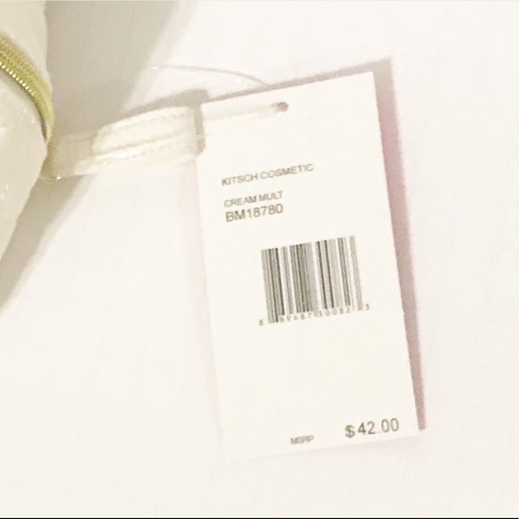 Betsey Johnson Snowman Kitch Nylon Cosmetic Case - Picture 6 of 6